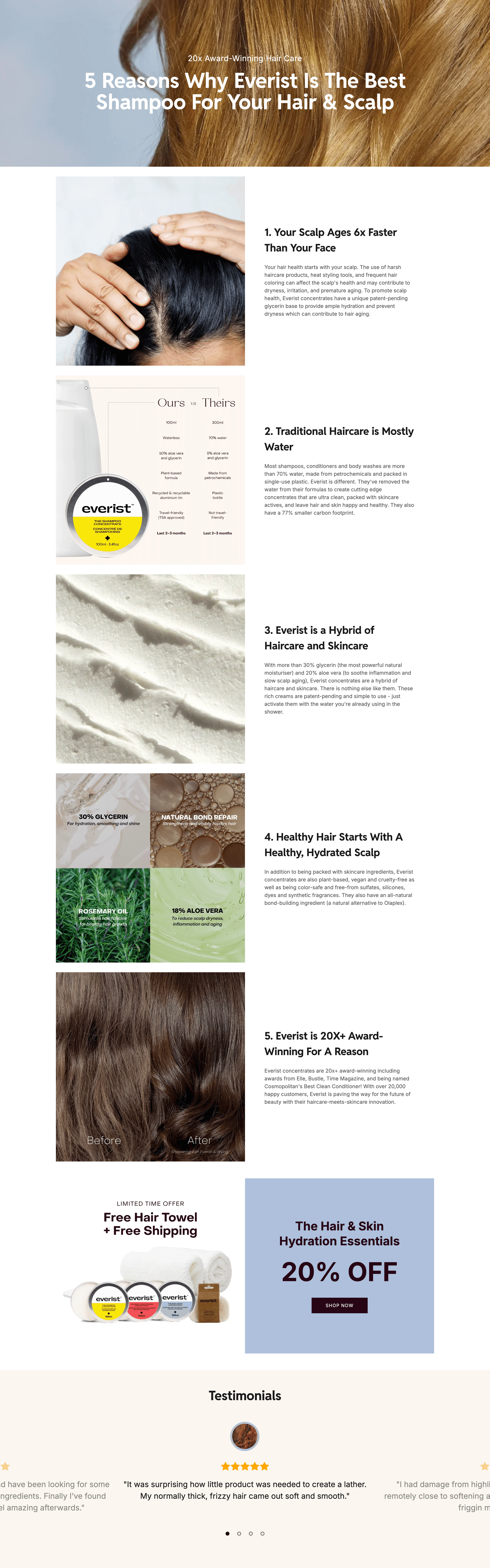Everist Listicle desktop preview