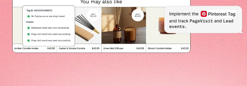 Pinterest integration workflow example
