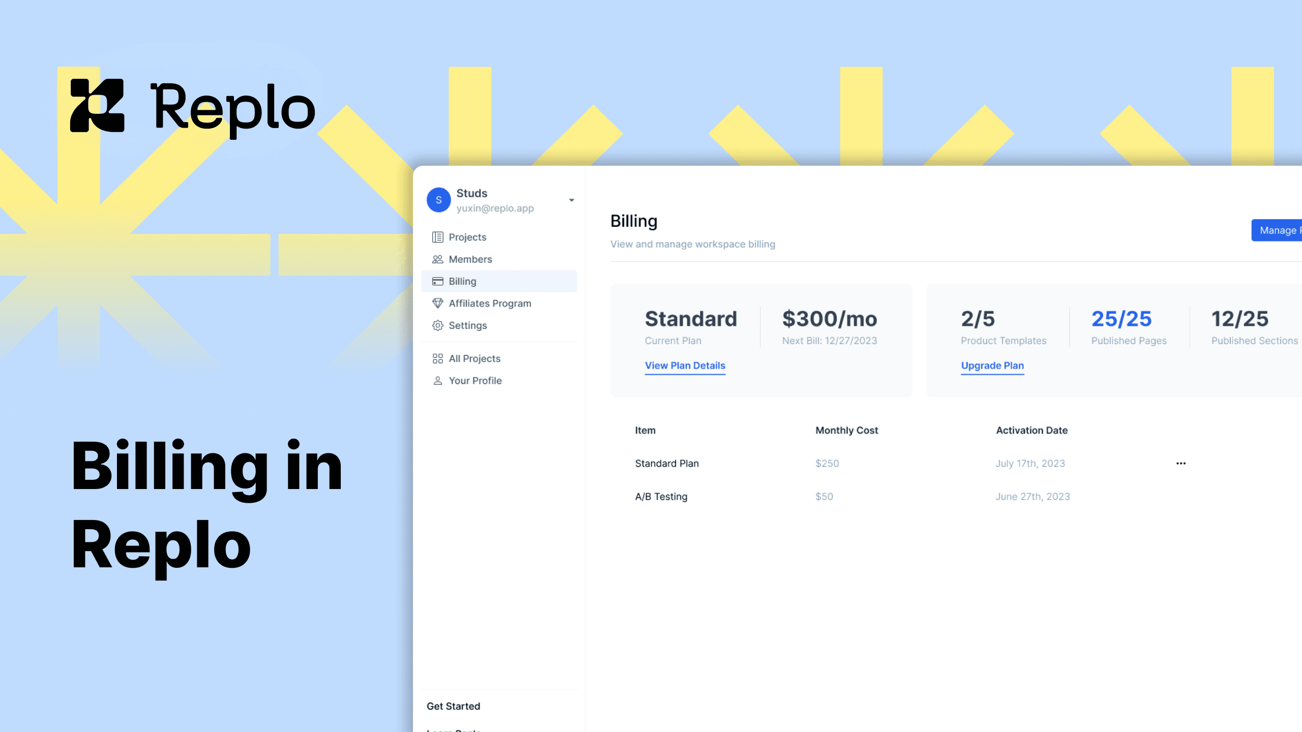 Improved Billing Manager