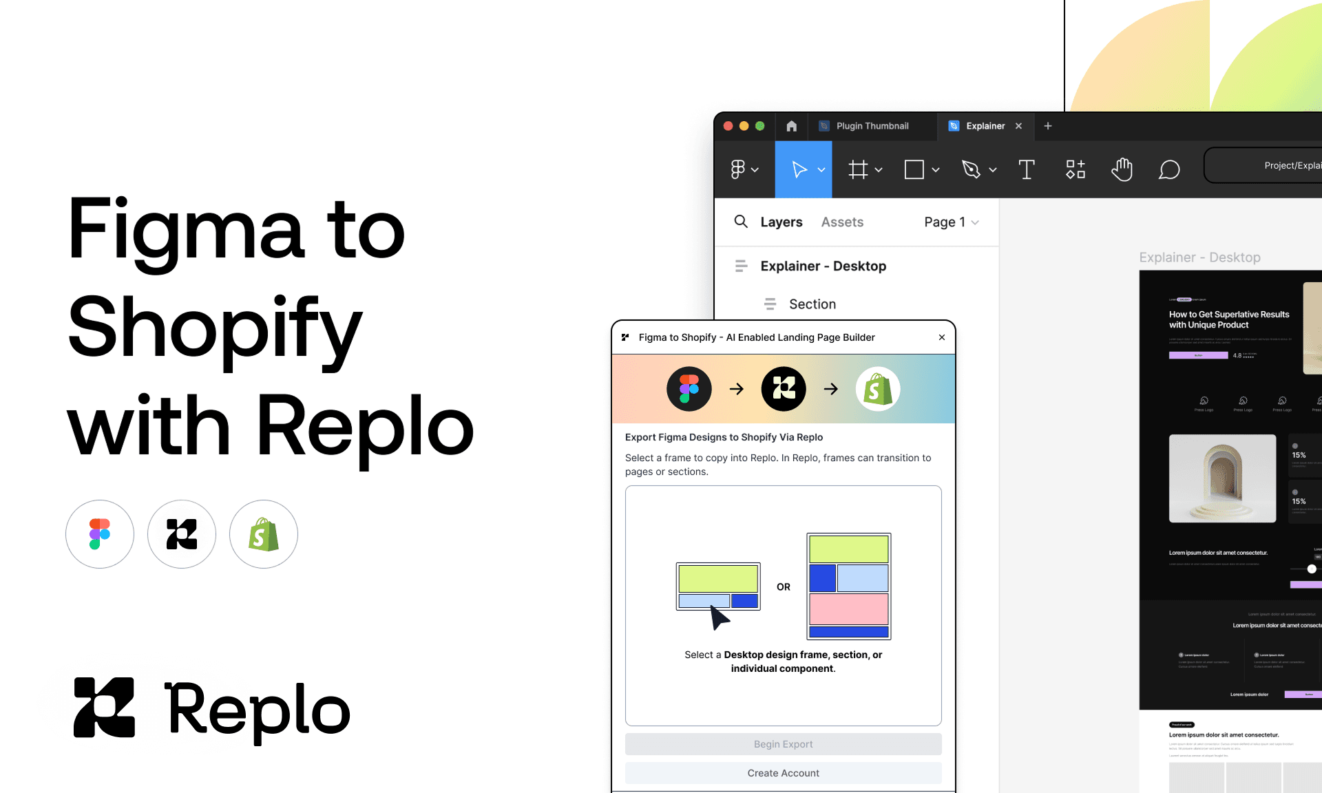 Figma to Replo Plugin