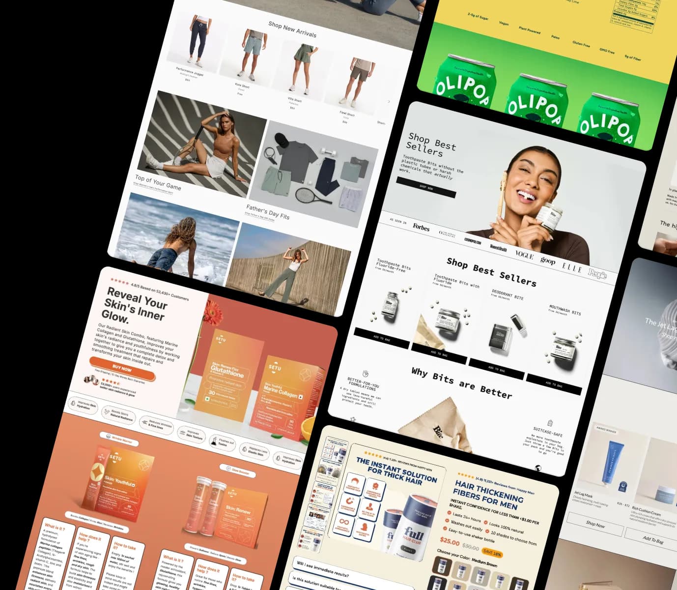 Replo theme builder Shopify template library