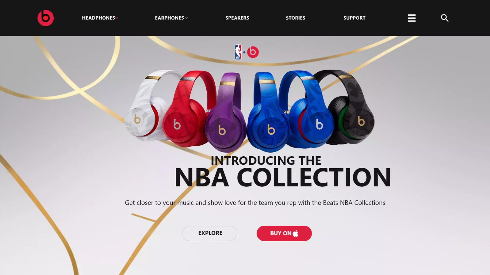 Beats By Dre Landing Page
