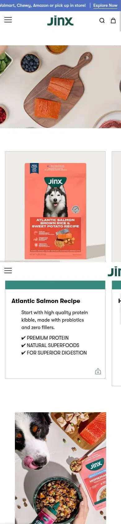 Jinx offer page on a phone