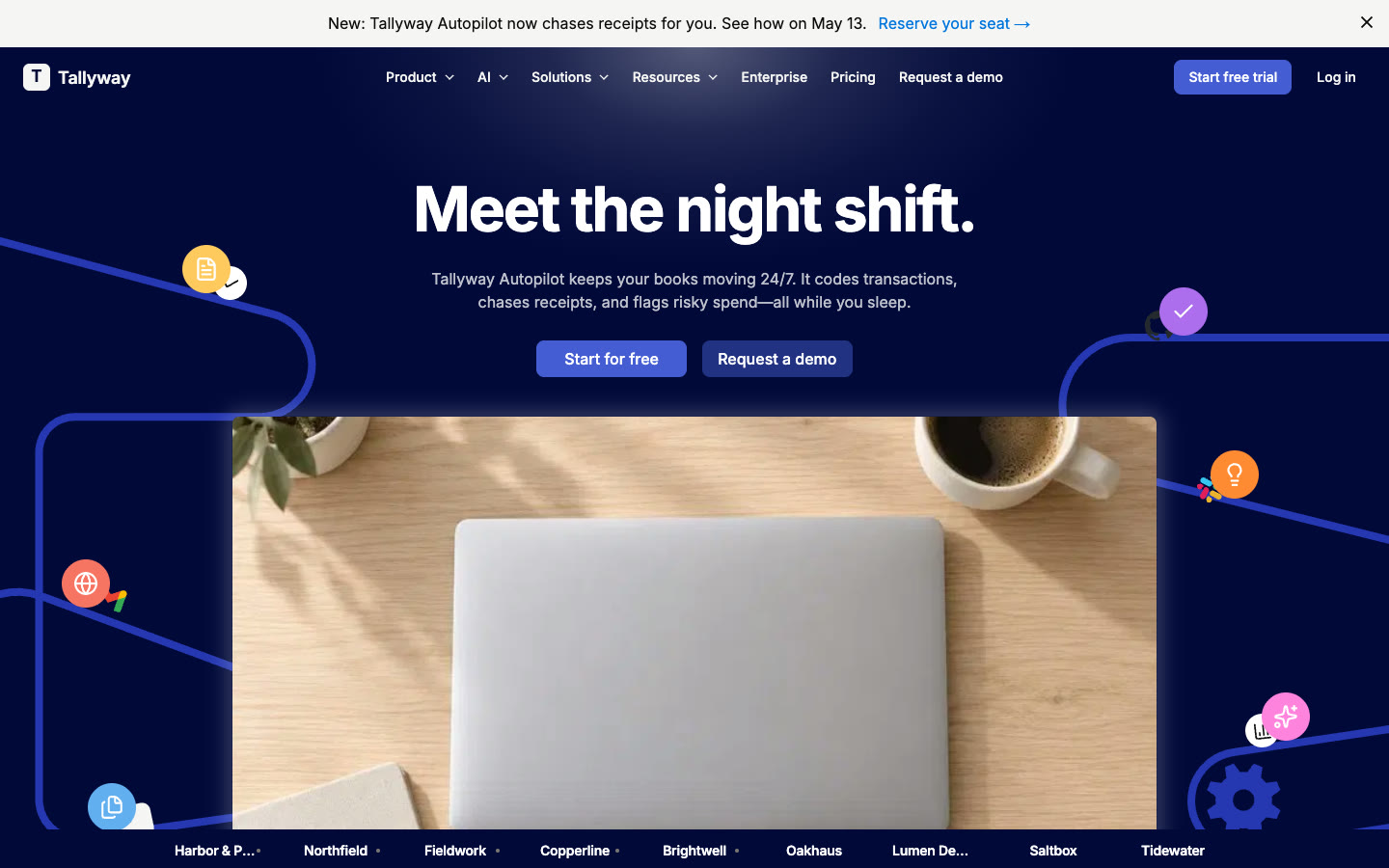 Axiom homepage screenshot