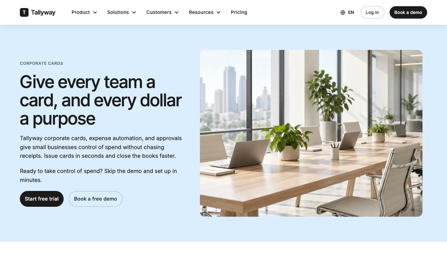 The Compass template's product page